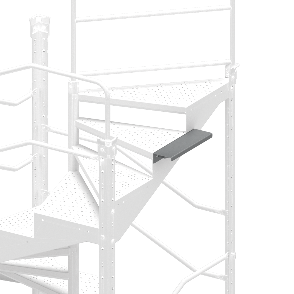 Alternatywna opcja montażu stopnia zejściowego 1
