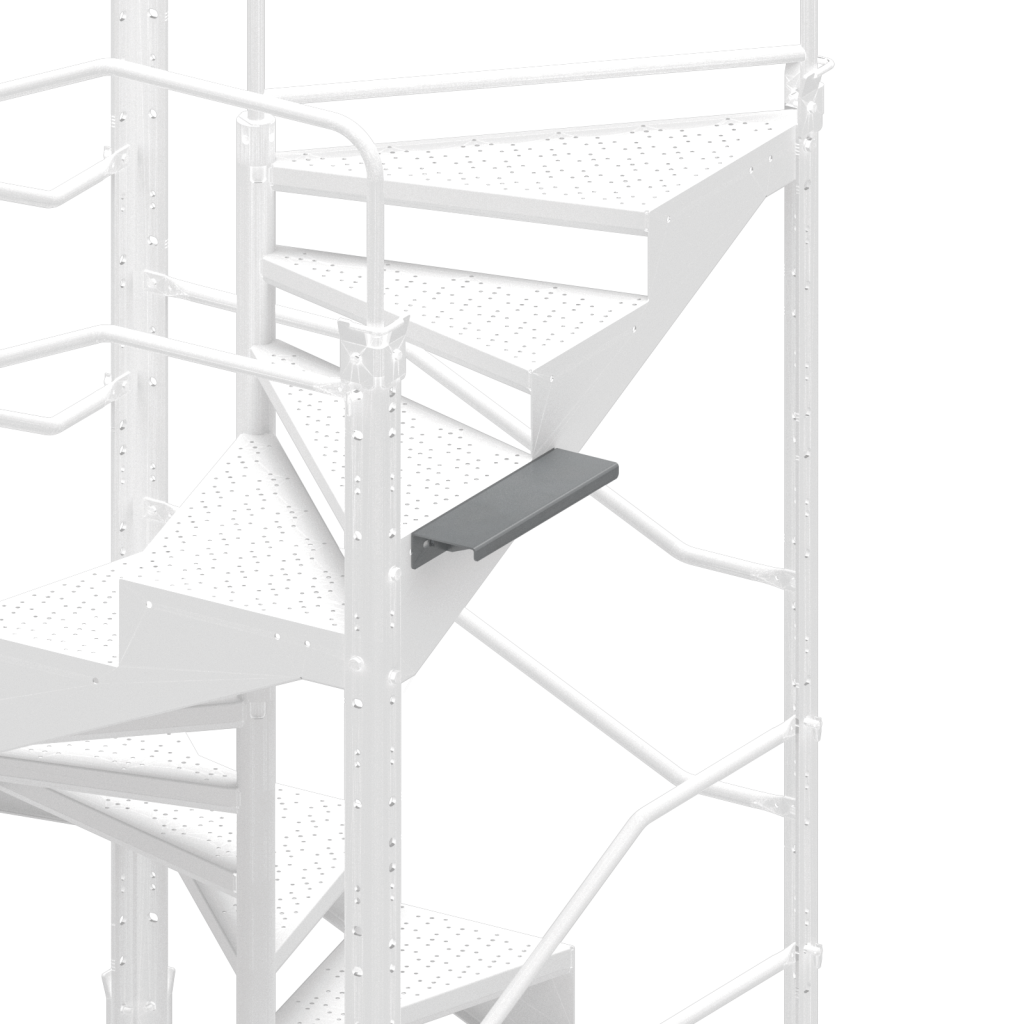 Alternatywna opcja montażu stopnia zejściowego 2