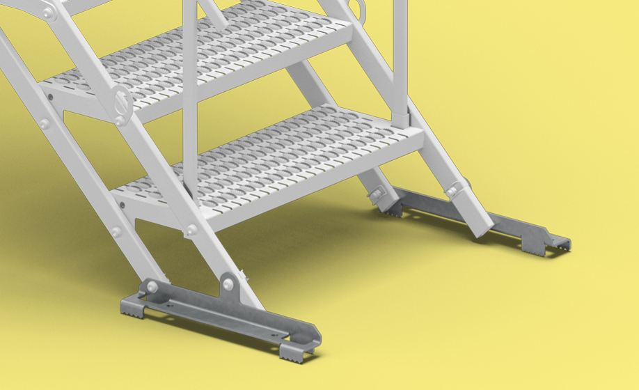 Schody TAS - stal - stopa dolna standardowa