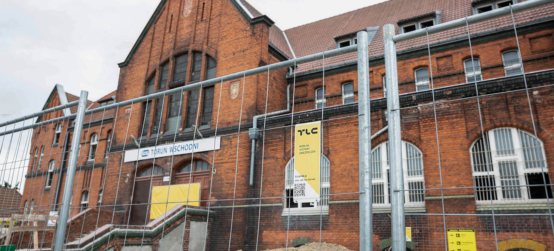 Ogrodzenia Mobilt – Zabezpieczenie dworca Toruń Wschodni